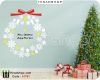 استیکر و برچسب دیواری کریسمس مبارک کد h1781
