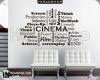 استیکر و برچسب دیواری سینما فیلم کد h1777