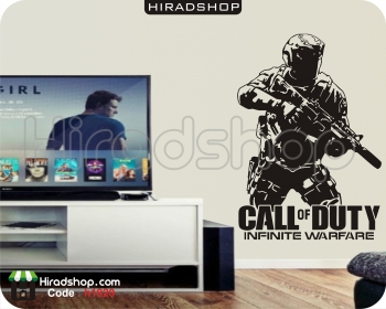 استیکر و برچسب دیواری گیم نت و بازی کالاف دیوتیGame and call of Duty wallstickers  کد h1920