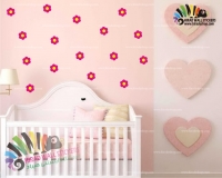 استیکر دیواری پک گل‌ها Flowers Wallstickers کد h761