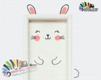 استیکر درب ورودی خرگوش ناز Sweet Rabbit Wallstickers کد h1085