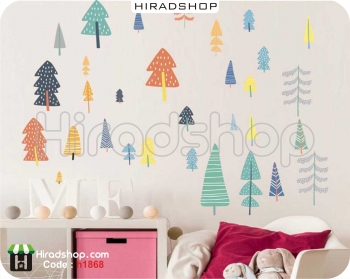 استیکر و برچسب دیواری درختان trees wallsticker کد h1868