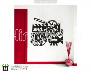 استیکر فیلمسازی film making wallstickers  کد h1819